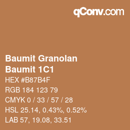 Farbcode: Baumit Granolan - Baumit 1C1 | qconv.com