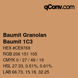 Farbcode: Baumit Granolan - Baumit 1C3 | qconv.com
