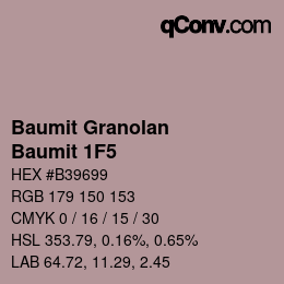 Farbcode: Baumit Granolan - Baumit 1F5 | qconv.com