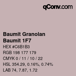 Código de color: Baumit Granolan - Baumit 1F7 | qconv.com