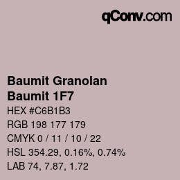 Código de color: Baumit Granolan - Baumit 1F7 | qconv.com