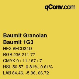Código de color: Baumit Granolan - Baumit 1G3 | qconv.com