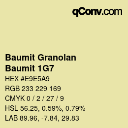 カラーコード: Baumit Granolan - Baumit 1G7 | qconv.com