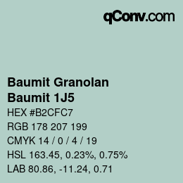 Código de color: Baumit Granolan - Baumit 1J5 | qconv.com