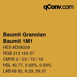 Código de color: Baumit Granolan - Baumit 1M1 | qconv.com