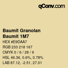 Código de color: Baumit Granolan - Baumit 1M7 | qconv.com