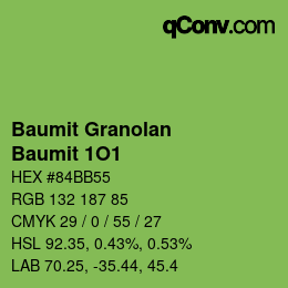 Código de color: Baumit Granolan - Baumit 1O1 | qconv.com