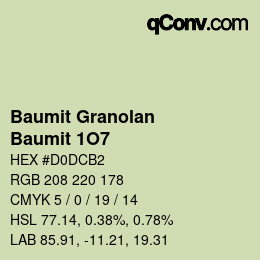 カラーコード: Baumit Granolan - Baumit 1O7 | qconv.com