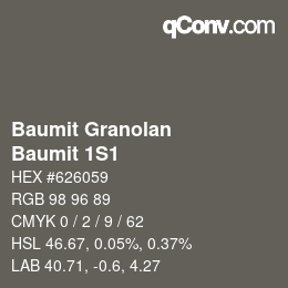 Farbcode: Baumit Granolan - Baumit 1S1 | qconv.com