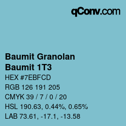 Código de color: Baumit Granolan - Baumit 1T3 | qconv.com