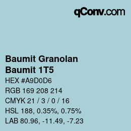 Código de color: Baumit Granolan - Baumit 1T5 | qconv.com