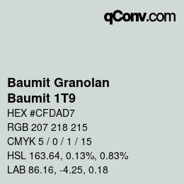 カラーコード: Baumit Granolan - Baumit 1T9 | qconv.com