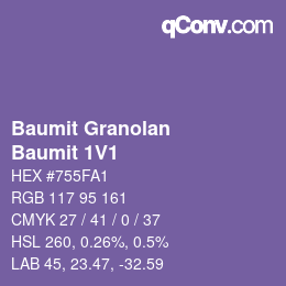 カラーコード: Baumit Granolan - Baumit 1V1 | qconv.com