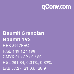 Código de color: Baumit Granolan - Baumit 1V3 | qconv.com