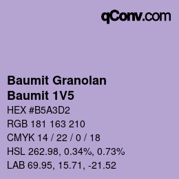 カラーコード: Baumit Granolan - Baumit 1V5 | qconv.com