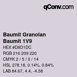 Code couleur: Baumit Granolan - Baumit 1V9 | qconv.com