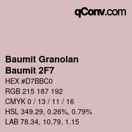 Código de color: Baumit Granolan - Baumit 2F7 | qconv.com