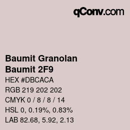 Farbcode: Baumit Granolan - Baumit 2F9 | qconv.com