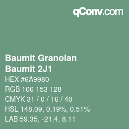 カラーコード: Baumit Granolan - Baumit 2J1 | qconv.com