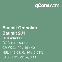 カラーコード: Baumit Granolan - Baumit 2J1 | qconv.com