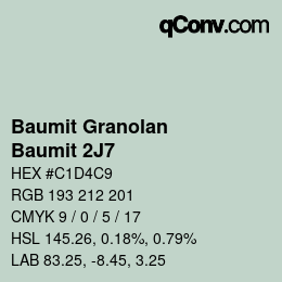 カラーコード: Baumit Granolan - Baumit 2J7 | qconv.com