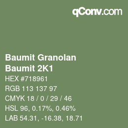 Farbcode: Baumit Granolan - Baumit 2K1 | qconv.com