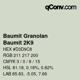Farbcode: Baumit Granolan - Baumit 2K9 | qconv.com