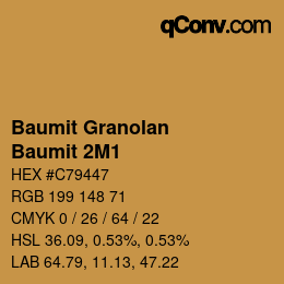 Código de color: Baumit Granolan - Baumit 2M1 | qconv.com