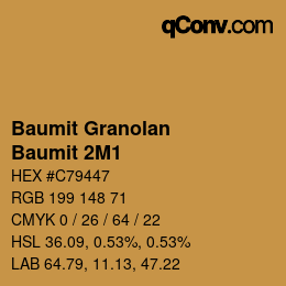 Código de color: Baumit Granolan - Baumit 2M1 | qconv.com