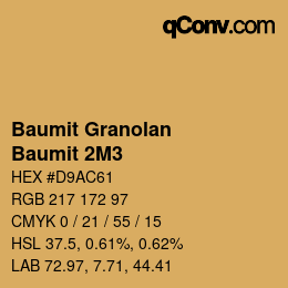Farbcode: Baumit Granolan - Baumit 2M3 | qconv.com