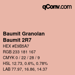 Código de color: Baumit Granolan - Baumit 2R7 | qconv.com