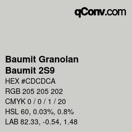 Farbcode: Baumit Granolan - Baumit 2S9 | qconv.com