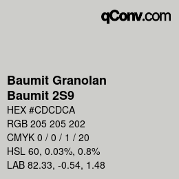 Código de color: Baumit Granolan - Baumit 2S9 | qconv.com