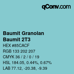 Código de color: Baumit Granolan - Baumit 2T3 | qconv.com