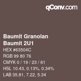 Código de color: Baumit Granolan - Baumit 2U1 | qconv.com