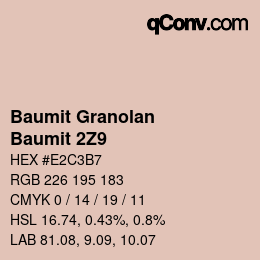 カラーコード: Baumit Granolan - Baumit 2Z9 | qconv.com