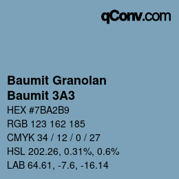 Farbcode: Baumit Granolan - Baumit 3A3 | qconv.com