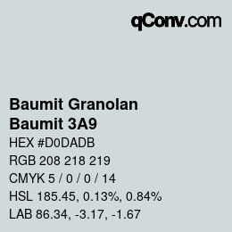 Farbcode: Baumit Granolan - Baumit 3A9 | qconv.com