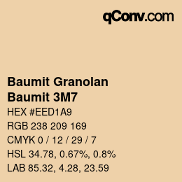 Color code: Baumit Granolan - Baumit 3M7 | qconv.com