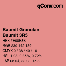 カラーコード: Baumit Granolan - Baumit 3R5 | qconv.com