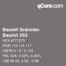 Farbcode: Baumit Granolan - Baumit 3S3 | qconv.com