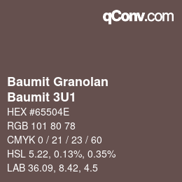 Color code: Baumit Granolan - Baumit 3U1 | qconv.com