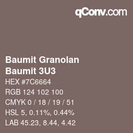 Farbcode: Baumit Granolan - Baumit 3U3 | qconv.com