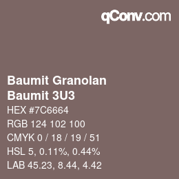 Código de color: Baumit Granolan - Baumit 3U3 | qconv.com