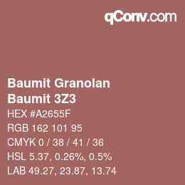 カラーコード: Baumit Granolan - Baumit 3Z3 | qconv.com