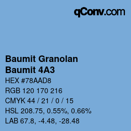 Código de color: Baumit Granolan - Baumit 4A3 | qconv.com