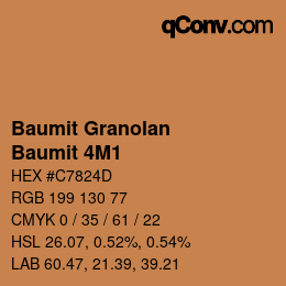 Código de color: Baumit Granolan - Baumit 4M1 | qconv.com