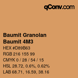 Color code: Baumit Granolan - Baumit 4M3 | qconv.com
