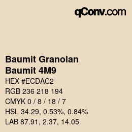 Color code: Baumit Granolan - Baumit 4M9 | qconv.com