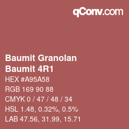 カラーコード: Baumit Granolan - Baumit 4R1 | qconv.com
